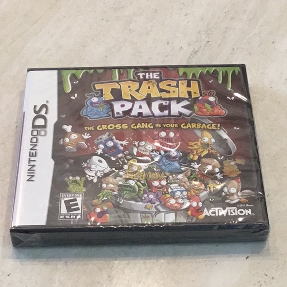 The Trash Pack Nintendo DS Game The Gross Gang In Your Garbage New Sealed - Picture 2 of 14
